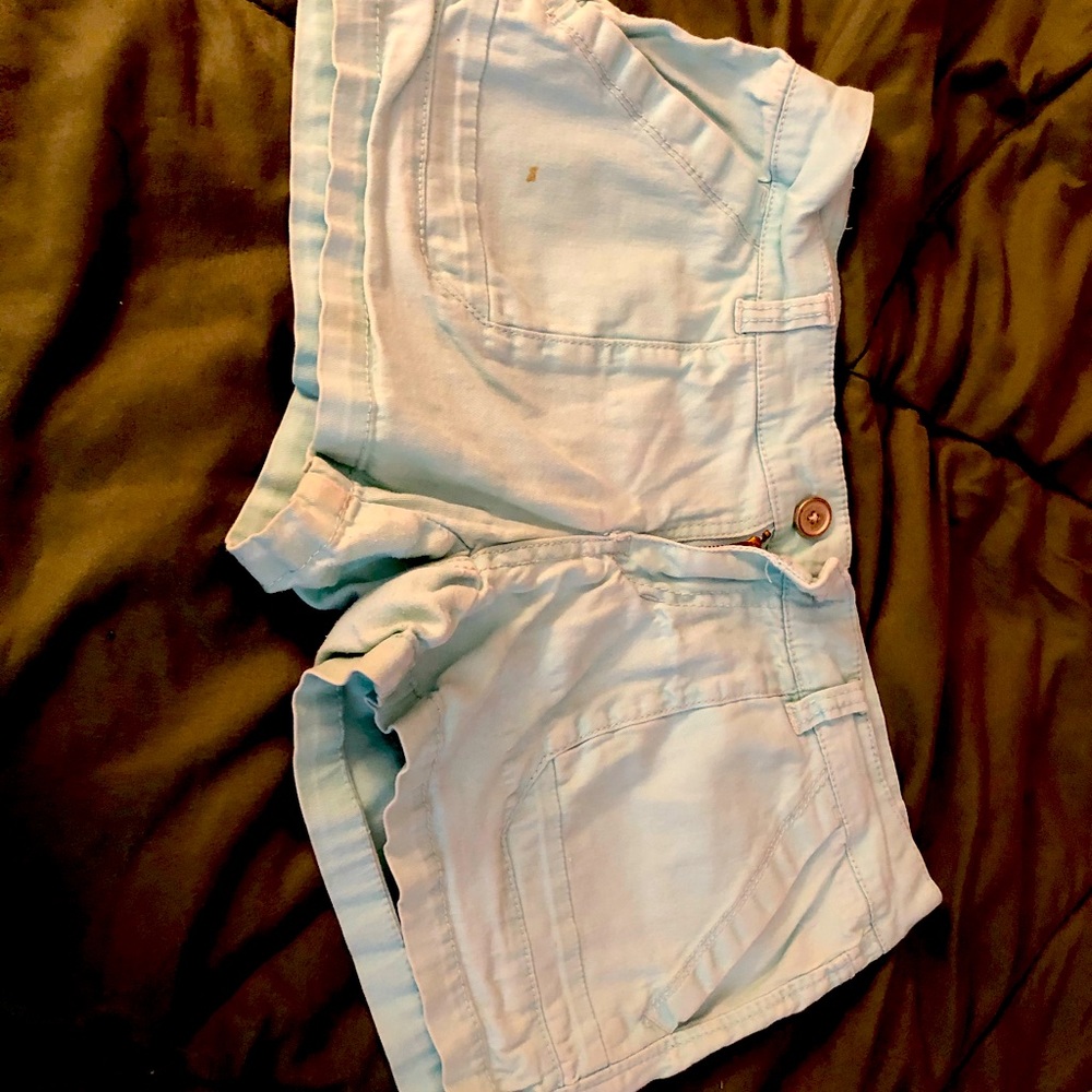 Summer shorts size 9, mint green